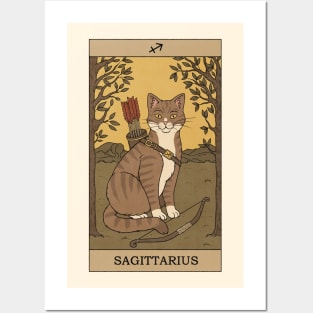 Sagittarius Cat Posters and Art